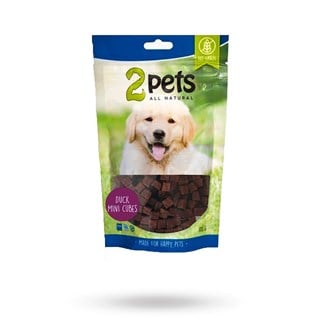 2pets Dogsnack Duck Minicubes 100 G