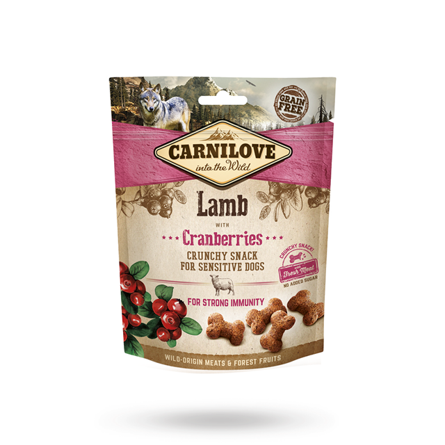 Carnilove Dog Crunchy Snack Lamb Cranberry 200g