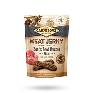 Carnilove Jerky Beef & Beef Muscle Fillet 100g