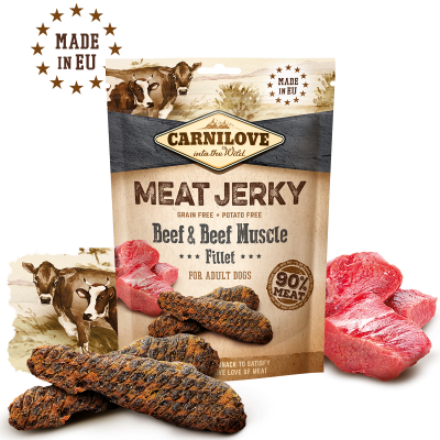 Carnilove Jerky Beef & Beef Muscle Fillet 100g