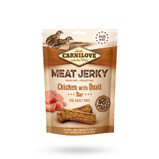 Carnilove Jerky Chicken With Quail Bar 100g