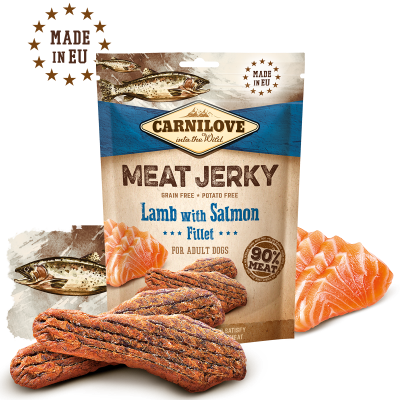 Carnilove Jerky Lamb with Salmon Fillet 100g