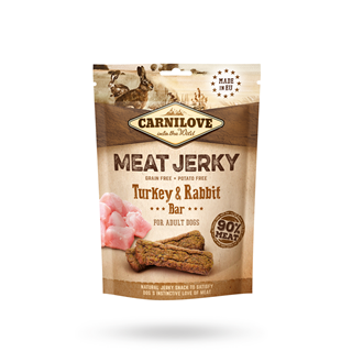 Carnilove Jerky Turkey & Rabbit Bar 100g