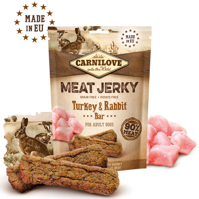 Carnilove Jerky Turkey & Rabbit Bar 100g