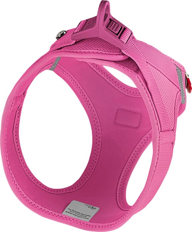 Curli Vest Clasp Air-Mesh Hundsele - Fuchsia