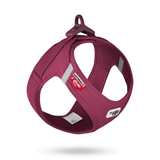 Curli Vest Clasp Air-mesh Hundsele - Ruby