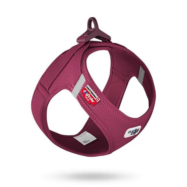 Curli Vest Clasp Air-Mesh Hundsele - Ruby