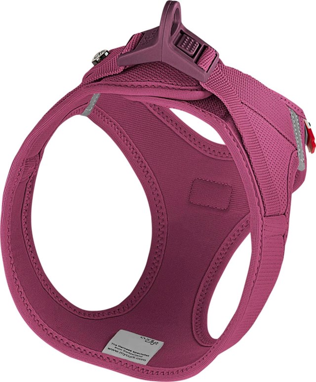 Curli Vest Clasp Air-Mesh Hundsele - Ruby