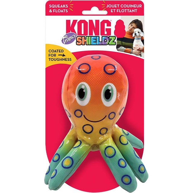 Kong Shields Tropics Octopus - Flytande hundleksak