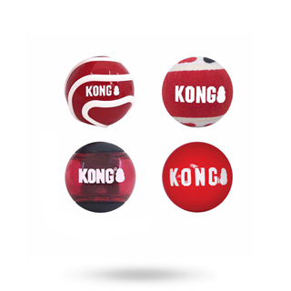 Kong Signature Balls 4-pack