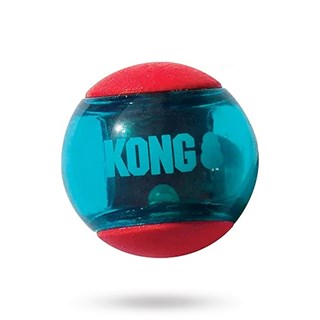 Kong Squeezz Actionball Red M 3-pack