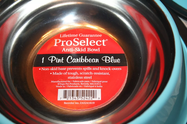 Proselect Antiglid Hundskål - Carribean Blue