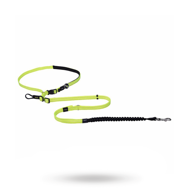 Rogz Utility Midjebälte Handsfree Lead Yellow