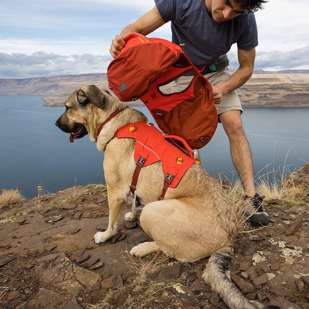 Ruffwear Palisades Pack Kl vjev ska Red Sumac Snabba