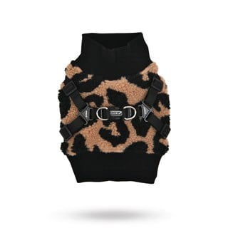 Serval Beige - Hundtröja Med Integrerad Sele