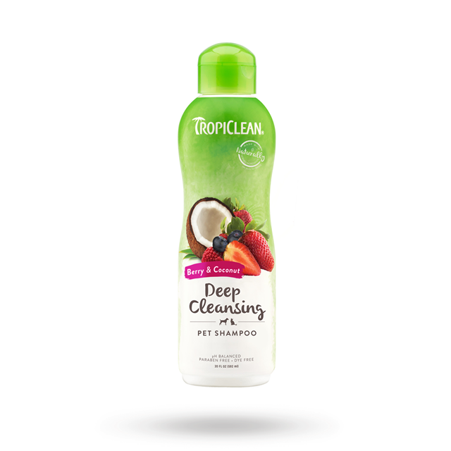 TropiClean Shampoo Deep Cleaning Berry Coconut 355ml